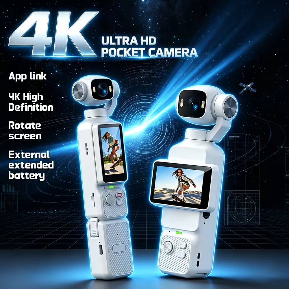 Garden Camera - LK-033 4K Pocket Handheld Gimbal Action