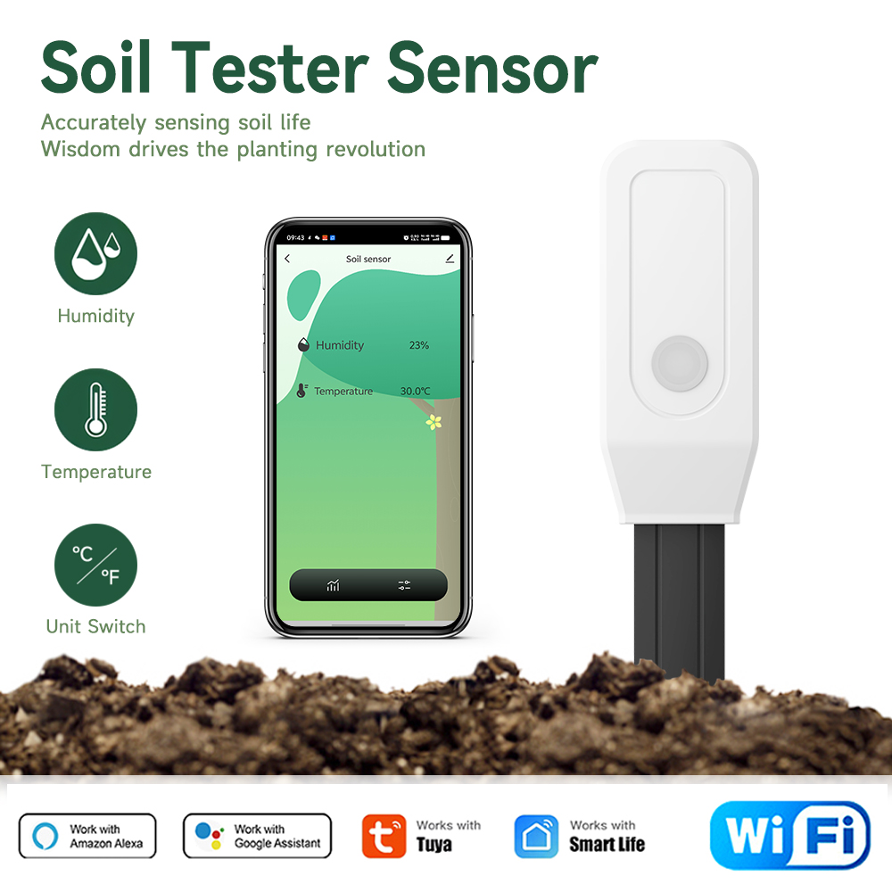 Plant Sensor - Tuya Smart WiFi Soil Tester Temperature