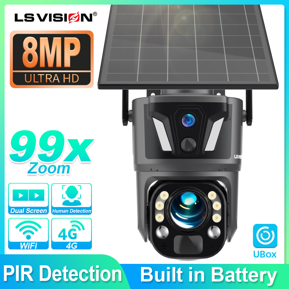 LS VISION 4K 8MP Outdoor Home  - Garden Camera 评论和价格