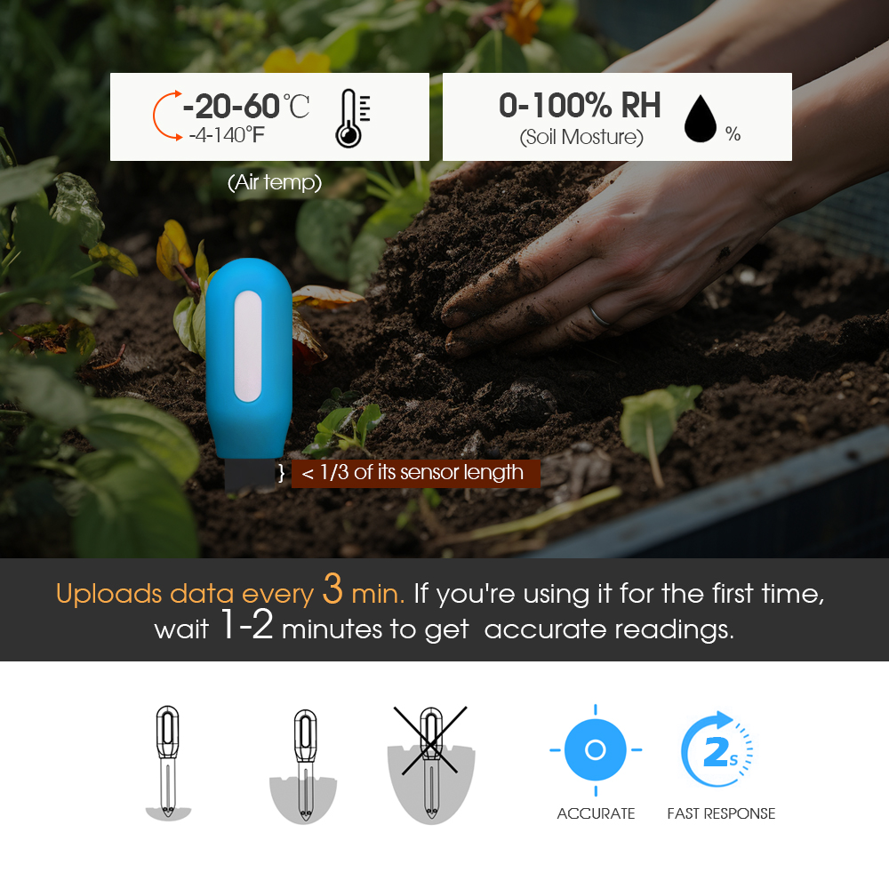 1PCS Tuya Zigbee Soil Sensor H - Plant Monitor 评论和价格