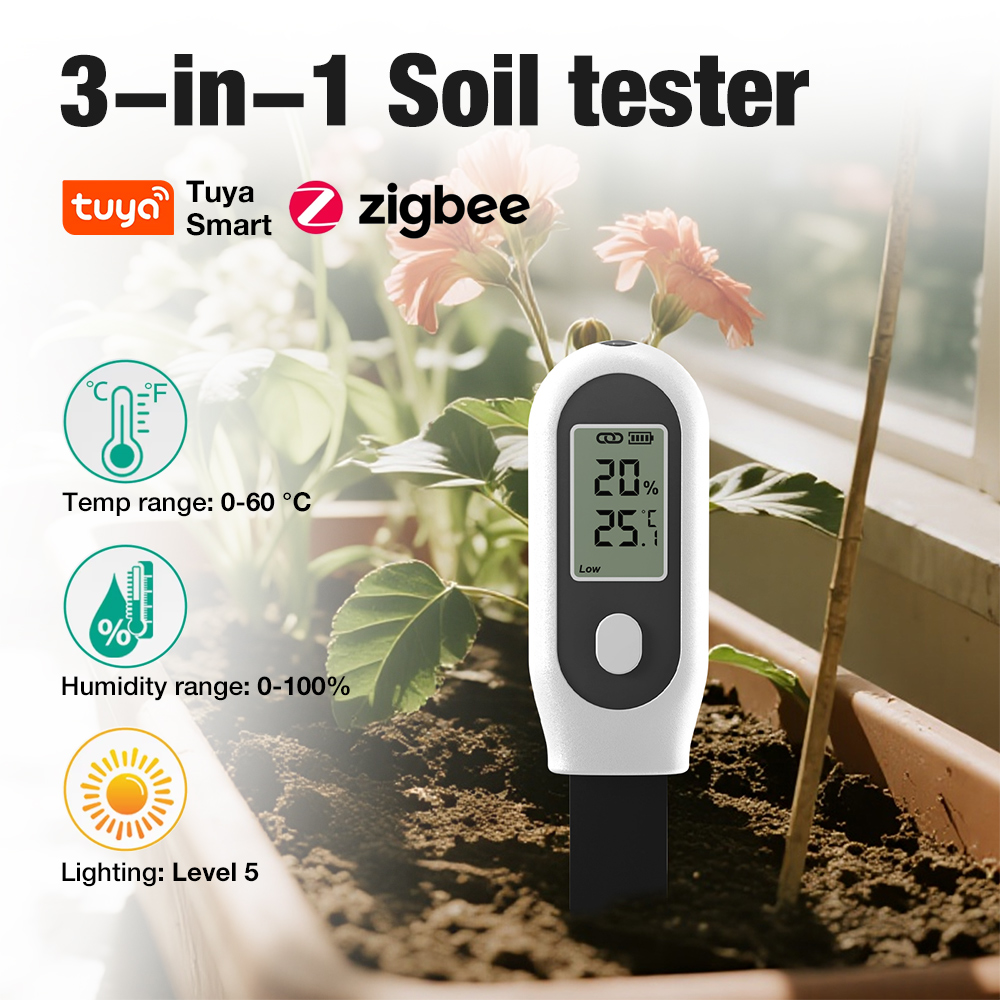 3 in 1 Soil Tester Zigbee Smar - Smart Pot 评论和价格