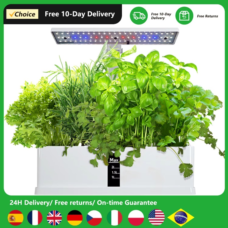 9 Pods Smart Hydroponics Growi - Grow Light Led 评论和价格