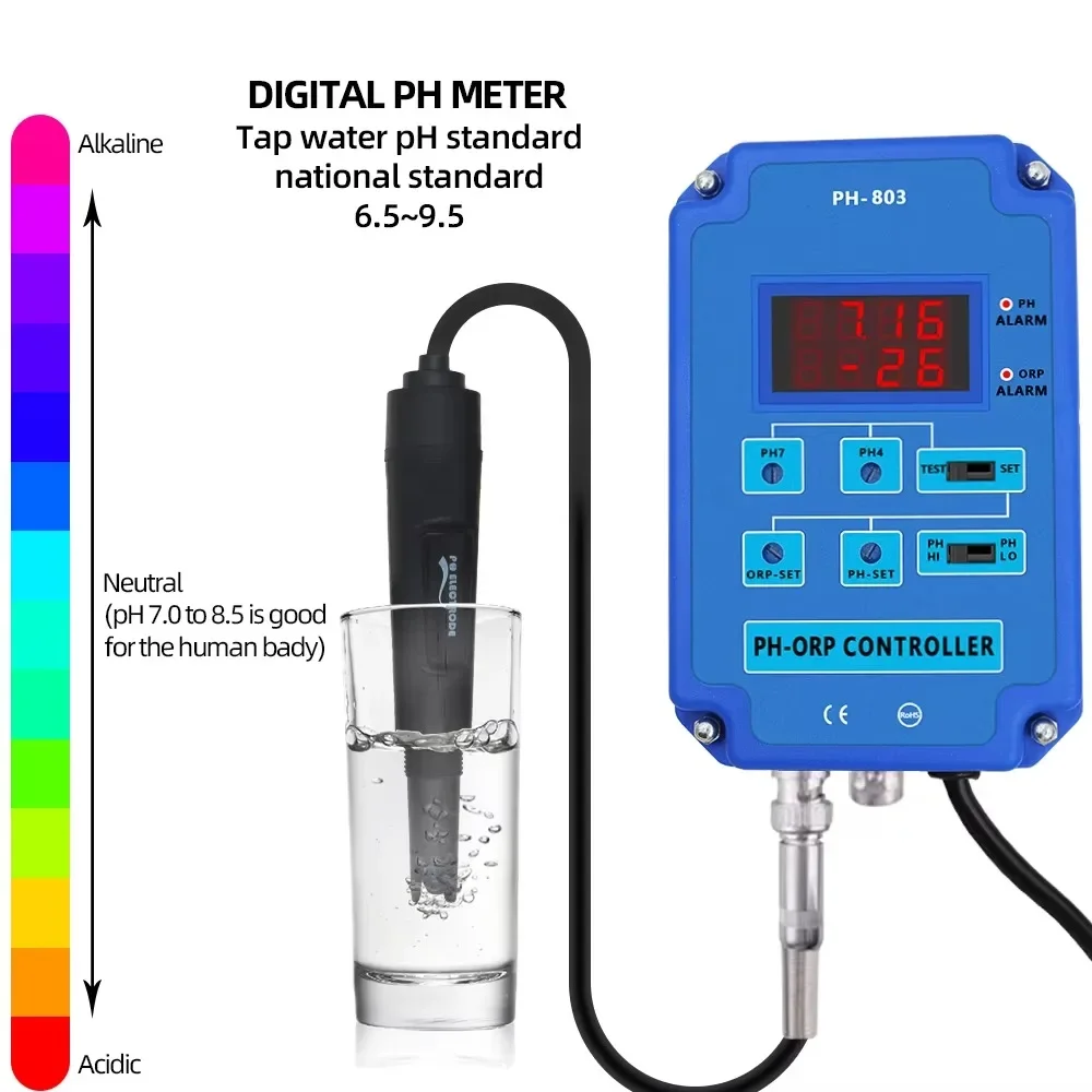 PH-803 Digital 2&1 PH ORP Redo - Plant Monitor 评论和价格