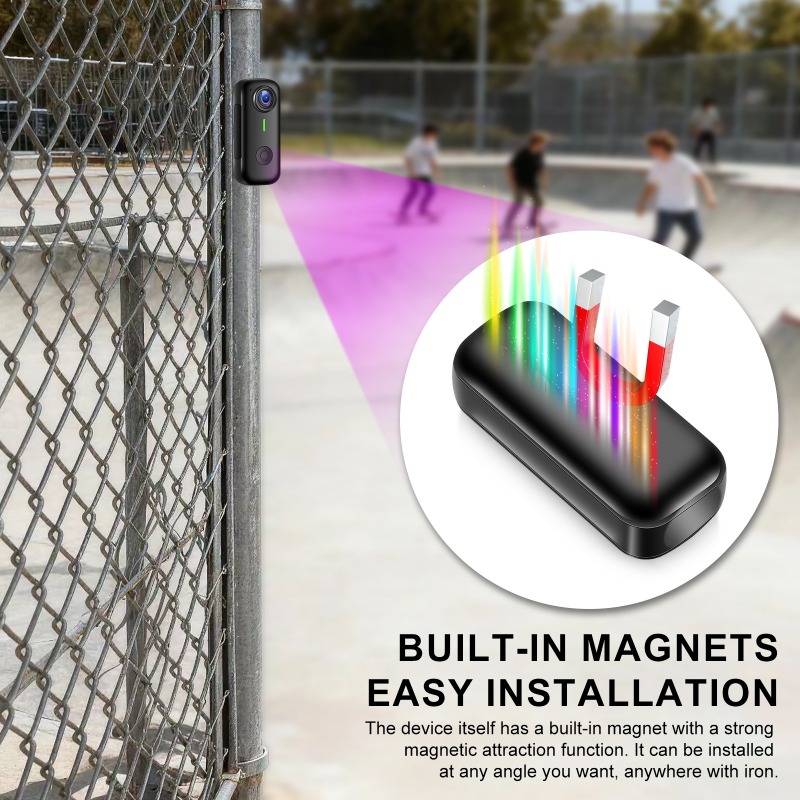 Magnetic Sports Camera 1080P H - Garden Camera 评论和价格