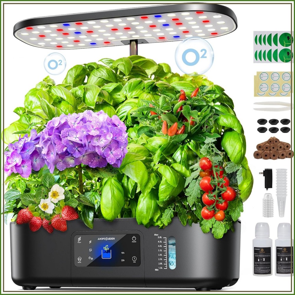 12-Pod Indoor Hydroponic Garde - Hydroponic Grow Pod 评论和价格