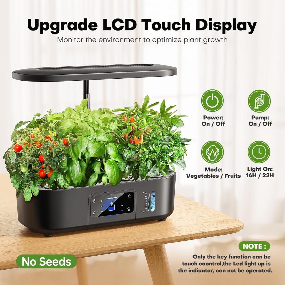 12-Pod Indoor Hydroponic Garde - Hydroponic Grow Pod 评论和价格