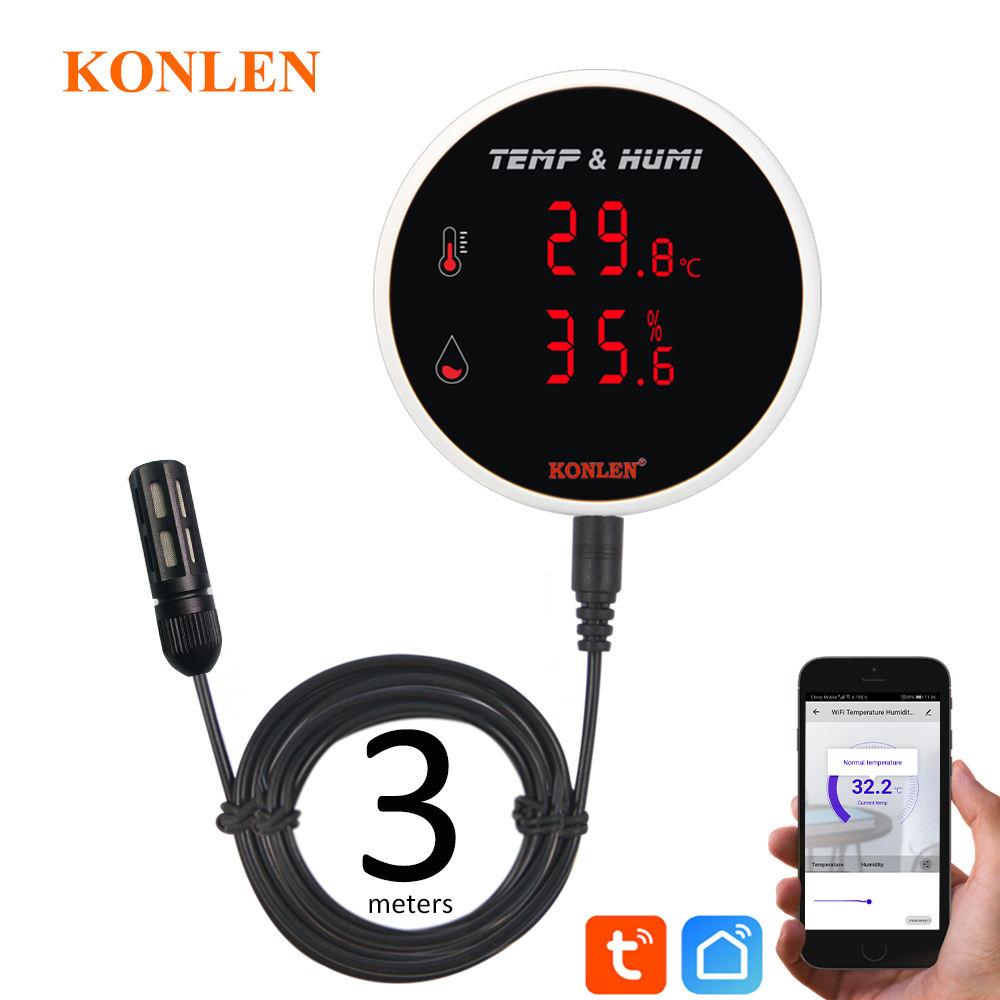 Tuya WIFI Temperature Humidity - Plant Monitor 评论和价格